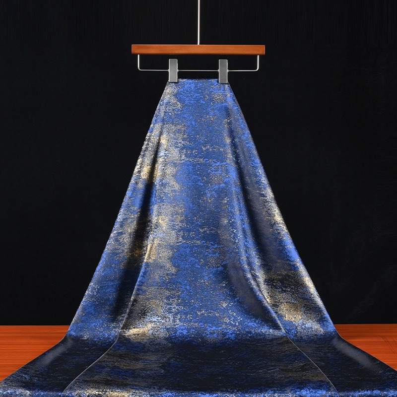 Home Textiles & Decorations - 레트로 스타일의 파란색과 금색이 조화된 그라데이션