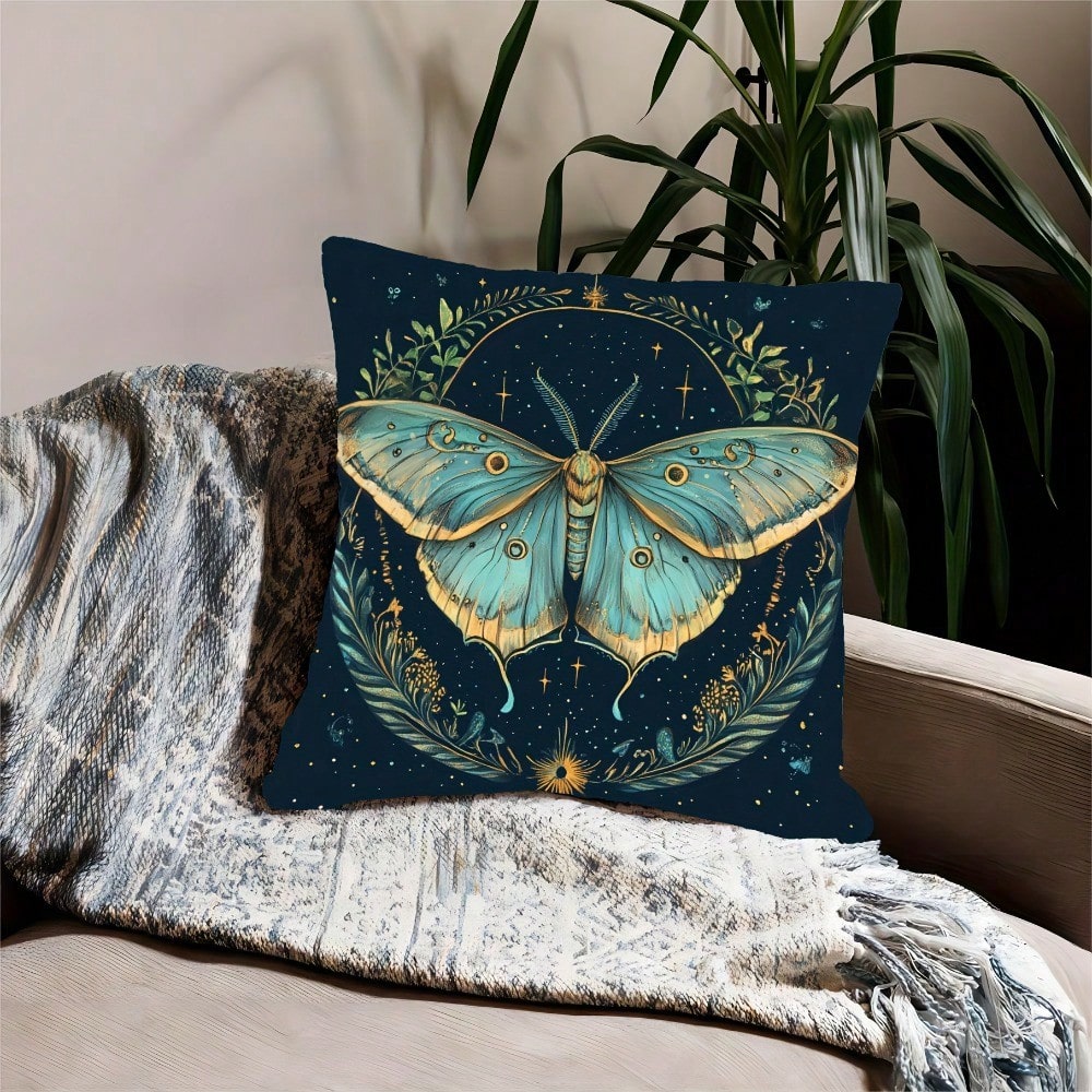 18x18인치 보헤미안 나방 & 초승달 베개 커버 1개 - Pillow Insert 18X18 리뷰 및 가격