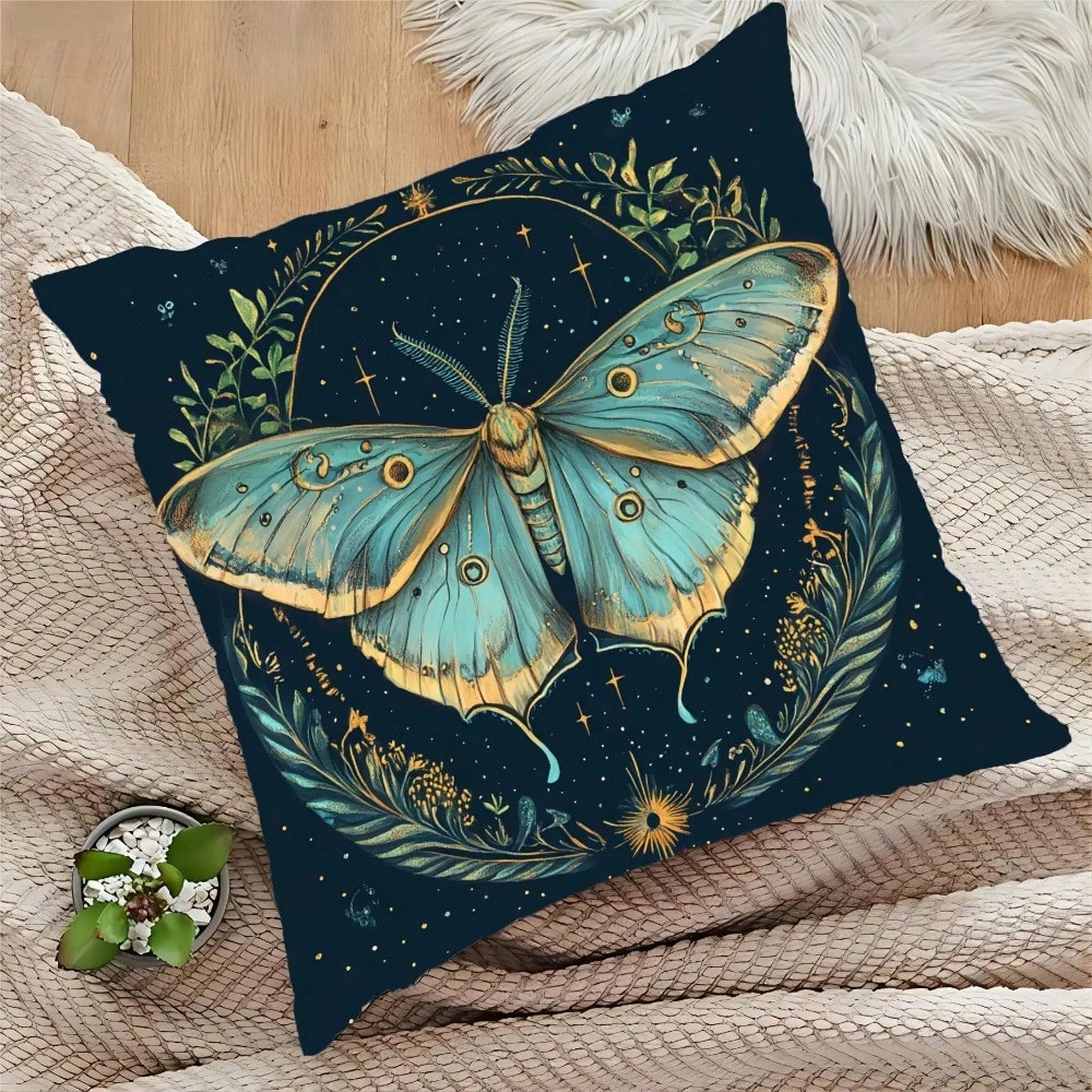 18x18인치 보헤미안 나방 & 초승달 베개 커버 1개 - Pillow Insert 18X18 리뷰 및 가격