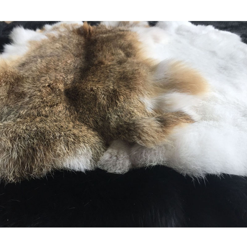 천연 진짜 토끼 모피, 푹신한 토끼 가죽 모피, 홈 데 - Home Textiles Sale 리뷰 및 가격